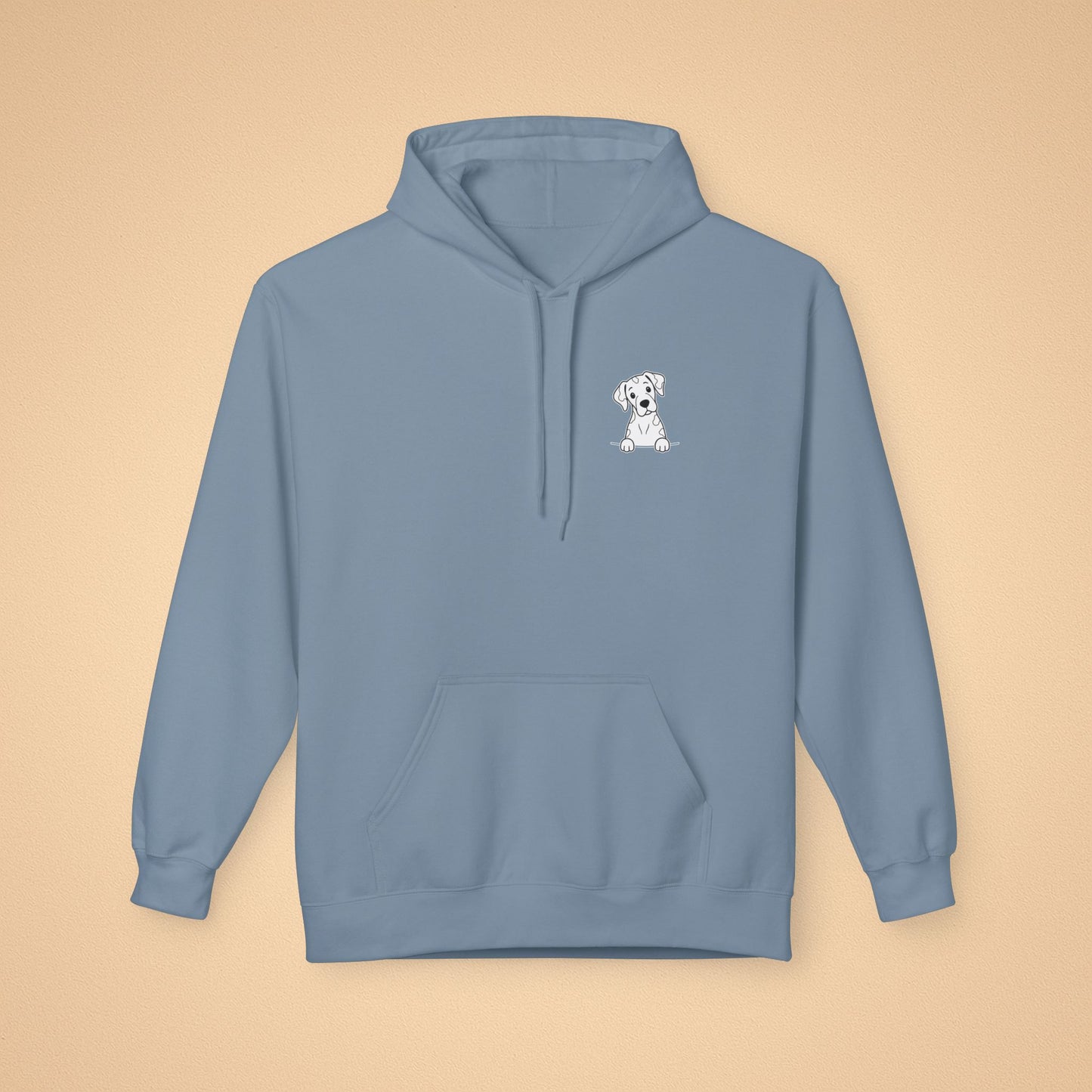 Great Dane (Harlequin) Unisex Hoodie – Cozy Midweight Fleece