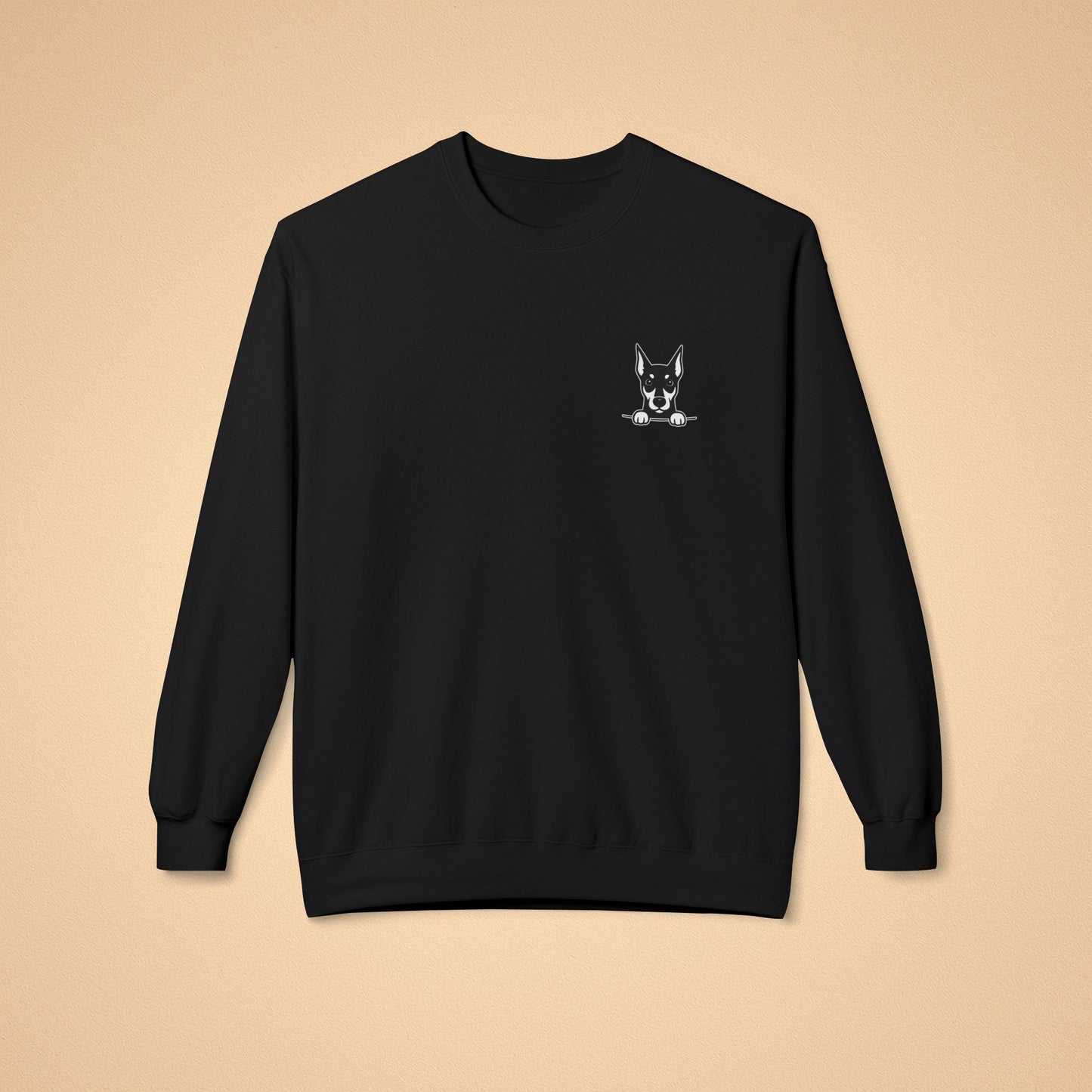 Doberman Crewneck Sweatshirt – Cozy Midweight Fleece