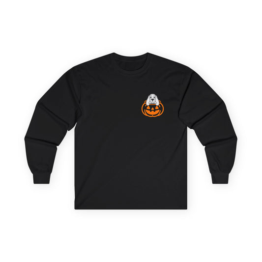 Halloween Pumpkin Pup - Basset Hound - Long Sleeve Tee