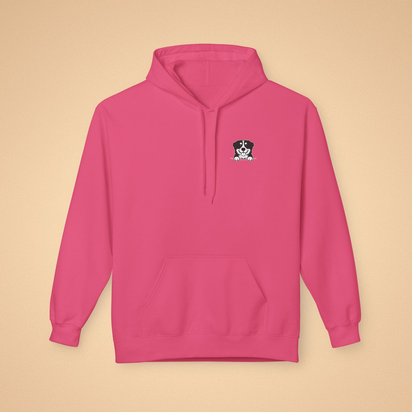 Bernese Mountain Dog Unisex Hoodie – Cozy Midweight Fleece