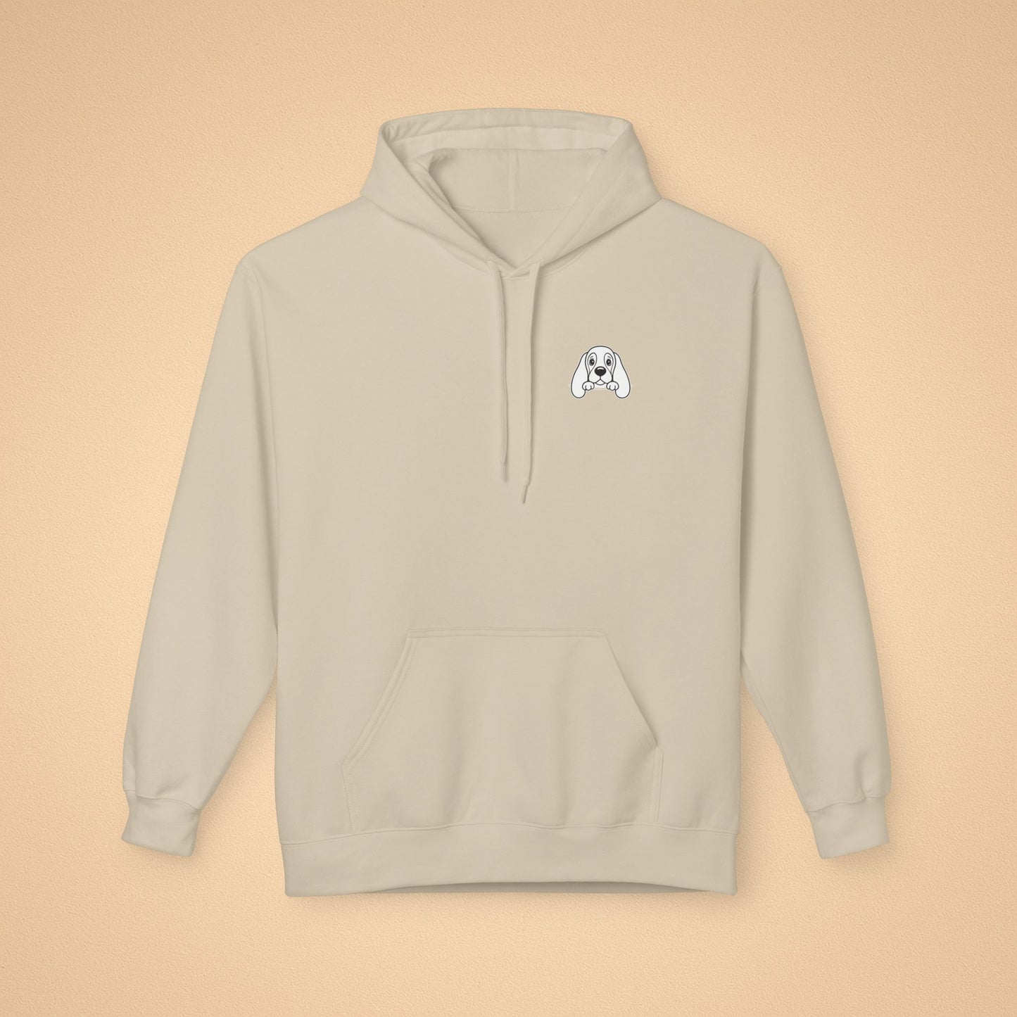 Basset Hound Unisex Hoodie – Cozy Midweight Fleece