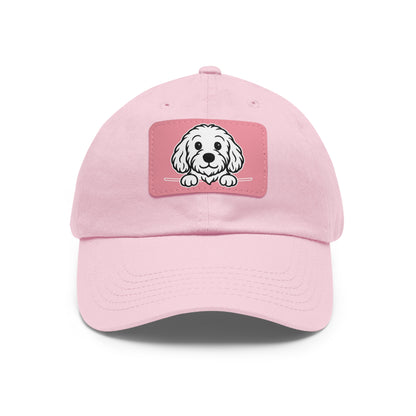 Cockapoo Dad Hat – Unisex Leather Patch Adjustable Cap