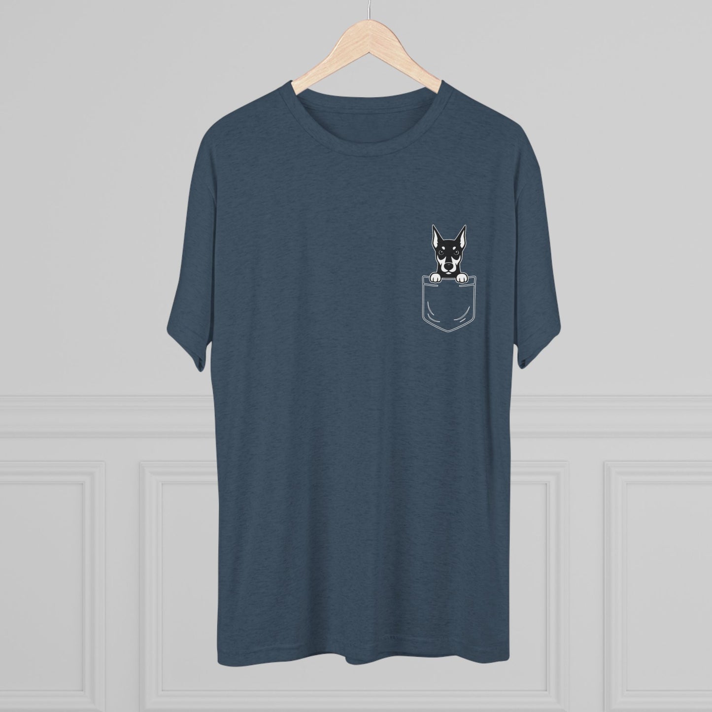 Doberman Pocket-Print Tri-blend Tee