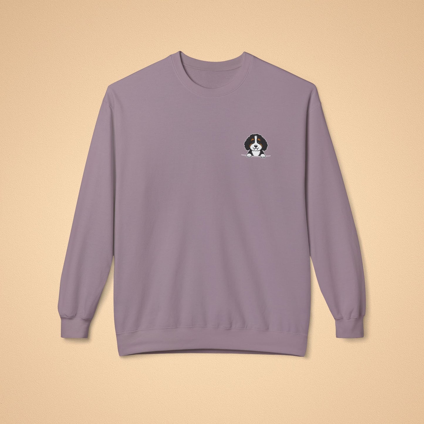 Bernedoodle Crewneck Sweatshirt – Cozy Midweight Fleece