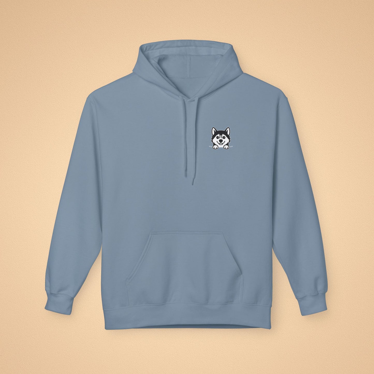 Siberian Husky Unisex Hoodie – Cozy Midweight Fleece