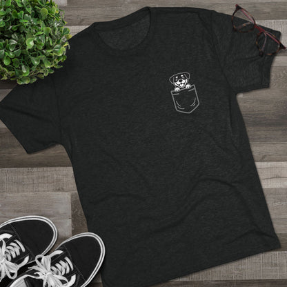 Rottweiler Pocket-Print Tri-blend Tee