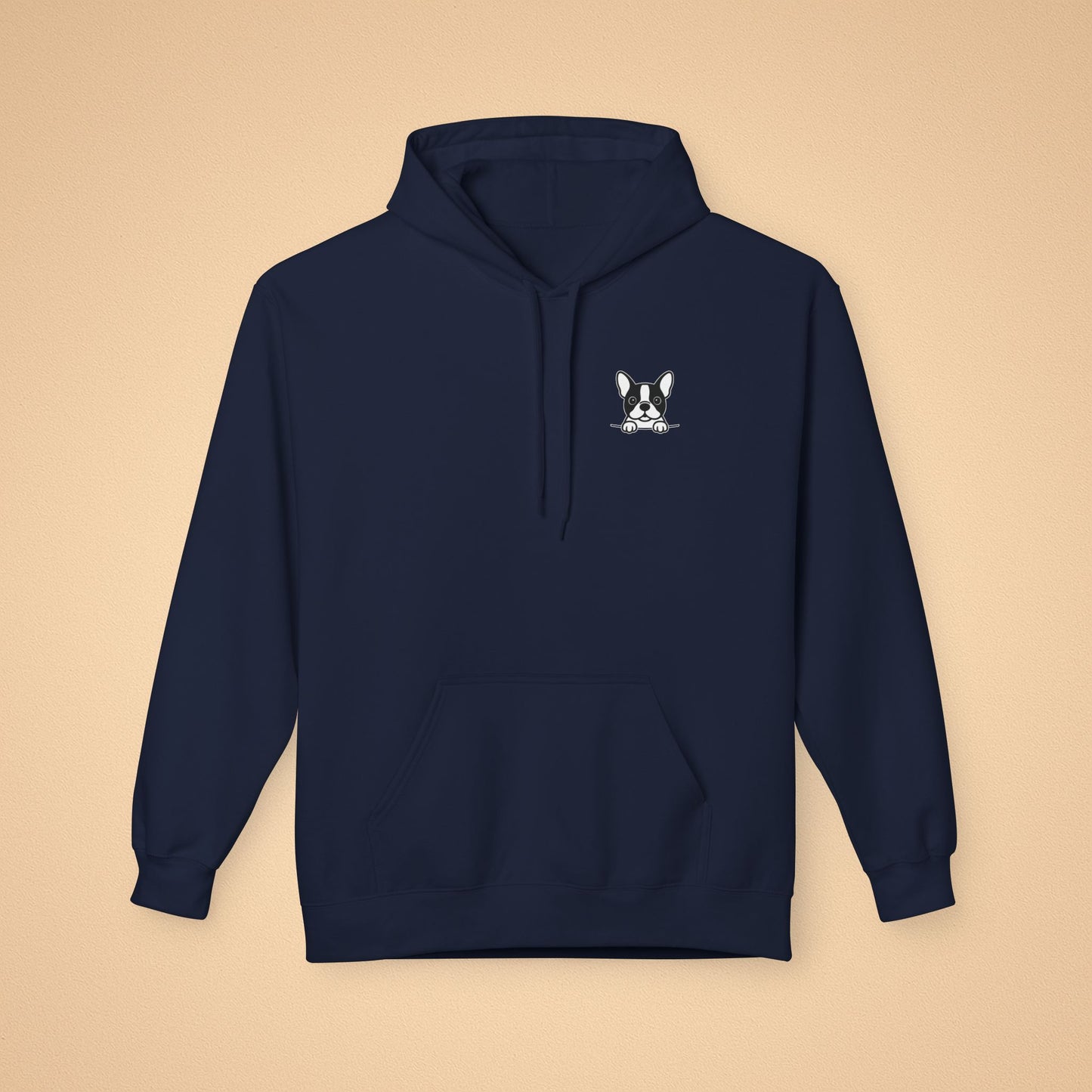 Boston Terrier Unisex Hoodie – Cozy Midweight Fleece