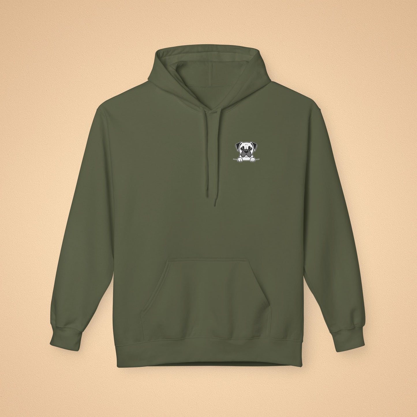 Boxer Unisex Hoodie – Cozy Midweight Fleece