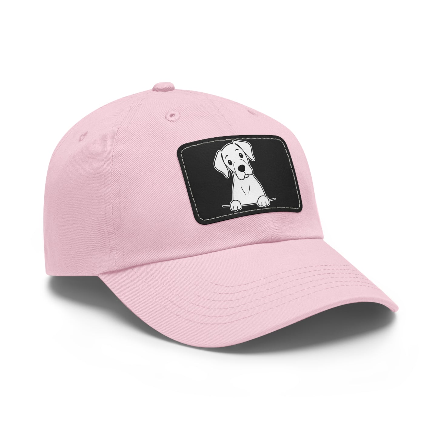 Great Dane Dad Hat – Unisex Leather Patch Adjustable Cap